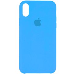 Чехол для Apple iPhone XR (6.1"") Silicone Case Голубой / Blue