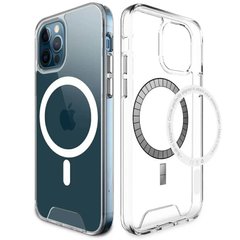Чохол TPU Space Case with MagSafe для Apple iPhone 13 Pro (6.1"") Прозорий