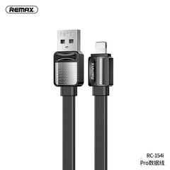 Кабель REMAX Lightning Platinum Pro Series Data Cable RC-154i |1m, 2.4A| Black, Black