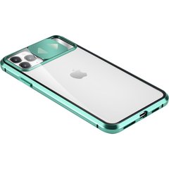 Чехол Camshield 360 Metall+Glass со шторкой для камеры для Apple iPhone 11 Pro (5.8") (Зеленый)