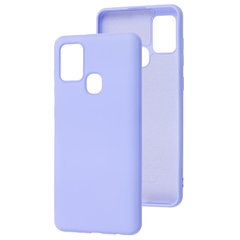 Чехол для Samsung Galaxy A21s (A217) Wave colorful светло-фиолетовый