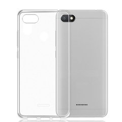 Чехол для Xiaomi Redmi 6/6a прозрачный силиконовый