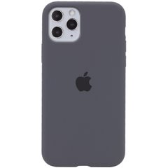 Чохол для Apple iPhone 11 Pro (5.8") Silicone Full / закритий низ (Сірий / Dark Grey)