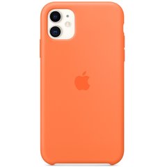 Чехол Silicone case Original 1:1 (AAA) для Apple iPhone 11 (6.1") (Оранжевый / Vitamin C)