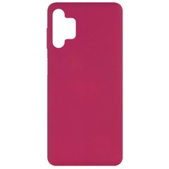 Чехол Silicone Cover Full without Logo (A) для Samsung Galaxy A32 5G (Бордовый / Marsala)