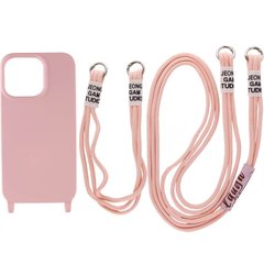 Чехол TPU two straps California для Apple iPhone 11 (6.1") Розовый / Pink Sand
