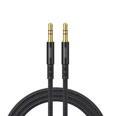 Кабель JOYROOM AUX car stereo audio cable SY-15A1 |1.5M| Black, Black