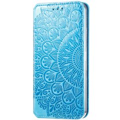 Шкіряний чохол книжка GETMAN Mandala (PU) для Samsung Galaxy M51 (Синій)