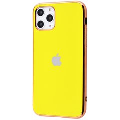 TPU чехол Matte LOGO для Apple iPhone 11 Pro Max (6.5") (Желтый / Yellow)