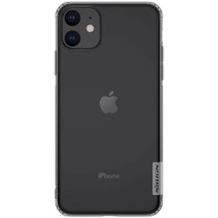 TPU чехол Nillkin Nature Series для Apple iPhone 11 (6.1") (Серый (прозрачный))