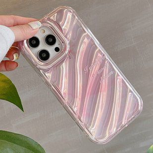 Чохол для iPhone 13 Wave Halo Staining Pink
