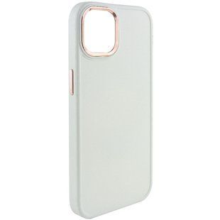 TPU чехол Bonbon Metal Style для Apple iPhone 14 Pro (6.1") Белый / White