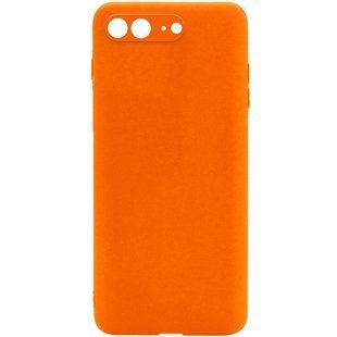 Силиконовый чехол Candy Full Camera для Apple iPhone 7 plus / 8 plus (5.5"") Оранжевый / Orange