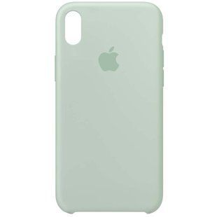 Чехол silicone case for iPhone XS Max Beryl / Серый