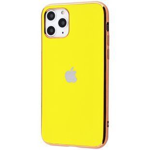 TPU чехол Matte LOGO для Apple iPhone 11 Pro Max (6.5") (Желтый / Yellow)