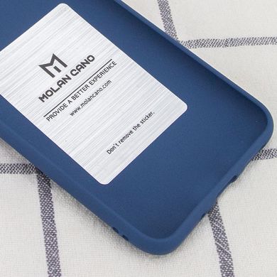 TPU чехол Molan Cano Smooth для Xiaomi Redmi Note 10 Pro Синий