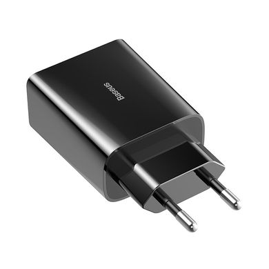 Адаптер сетевой BASEUS Type-C to Lightning cable Speed Mini PD Single Type-C Quick Charger |1Type-C, 3A, 18W, QC/PD| Черный