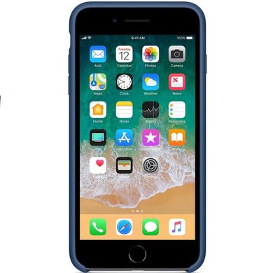Чехол silicone case for iPhone 7 Plus/8 Plus Navy Blue / Синий