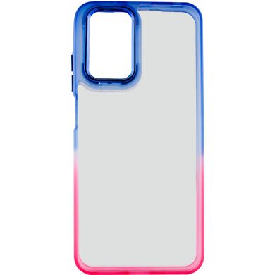 Чехол TPU+PC Fresh sip series для Samsung Galaxy A13 4G Розовый / Синий