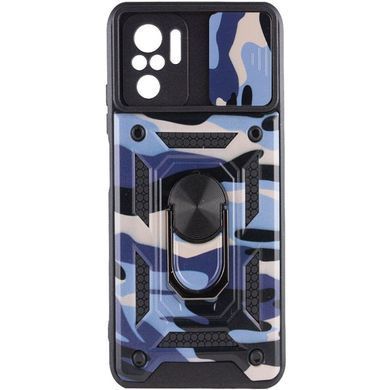 Удароміцний чохол Camshield Serge Ring Camo для Xiaomi Redmi Note 10 / Note 10s / Poco M5s Max Фіолетовий / Army Purple
