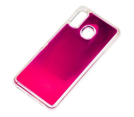 Чехол для Samsung Galaxy A40 (A405) "жидкий песок" бордовый