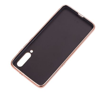 Чехол для Xiaomi Mi 9 Shining sparkles с блестками розово-золотистый
