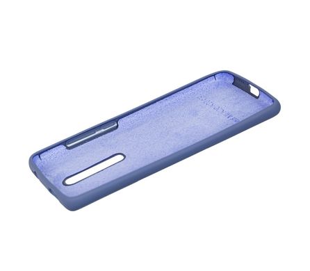 Чохол для Xiaomi Mi 9T / Redmi K20 Silicone Full лавандовий сірий с закрытым низом и микрофиброй