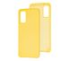Чохол для Samsung Galaxy S20 + (G985) Silky Soft Touch "жовтий"
