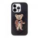 Чехол для iPhone 14 Pro Polo Crete Leather Case Santa Barbara Bear Black