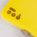 Чехол Silicone Cover Full Camera (AA) для Xiaomi Redmi Note 10 5G / Poco M3 Pro Желтый / Yellow
