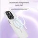 Чехол для iPhone 14 Pro Max Rock Full Camera Protection Case Guard Touch Magnetic Case White