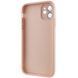 Чехол для iPhone 11 Стеклянный матовый + стекло на камеру с микрофиброй TPU+Glass Sapphire Midnight Pink