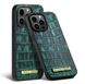 Чохол для iPhone 12 / 12 Pro OneGif Crocodile Green
