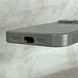 Чохол для iPhone 14 Pro Max AG Titanium case з мікрофіброй Silver Grey