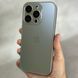 Чехол для iPhone 14 Pro Max AG Titanium case с микрофиброй Silver Grey