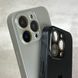 Чохол для iPhone 14 Pro Max AG Titanium case з мікрофіброй Silver Grey