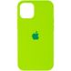 Чехол Silicone Case (AA) для Apple iPhone 12 Pro Max (6.7") ( Салатовый/Neon green)