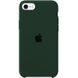 Чохол Silicone Case (AA) Для Apple iPhone SE (2020) (Зелений / Forest green)