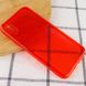 Матовий напівпрозорий TPU чохол із захистом камери для Apple iPhone X / XS (5.8 ") (Червоний / Red)