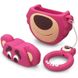 Силіконовий футляр Disney series для навушників AirPods + кільце (Лотсо / Рожевий)