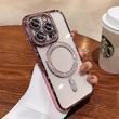Чохол для iPhone 13 Diamond Shining with MagSafe Pink