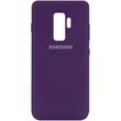 Чехол для Samsung Galaxy S9 Plus (G965) Silicone Full фиолетовый с закрытым низом и микрофиброй