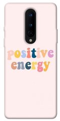 Чехол для OnePlus 8 PandaPrint Positive energy надписи