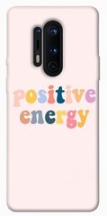 Чехол для OnePlus 8 Pro PandaPrint Positive energy надписи