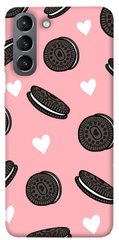 Чехол для Samsung Galaxy S21 PandaPrint Печенье Opeo pink паттерн