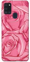 Чехол для Samsung Galaxy A21s PandaPrint Розы карандашом цветы