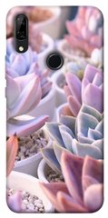 Чехол для Huawei P Smart Z PandaPrint Эхеверия 2 цветы