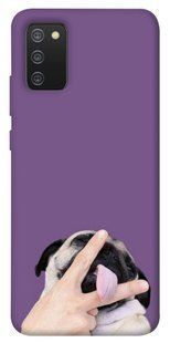 Чехол для Samsung Galaxy A02s PandaPrint Мопс животные