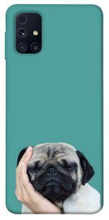 Чехол для Samsung Galaxy M31s PandaPrint Спящий мопс животные