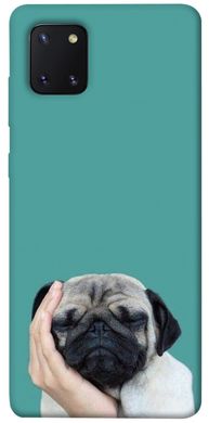 Чехол для Samsung Galaxy Note 10 Lite (A81) PandaPrint Спящий мопс животные